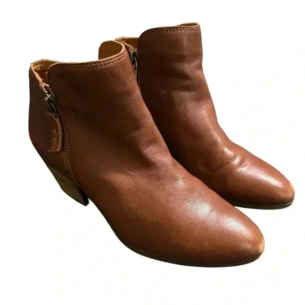 Frye Judith Double Zip Ankle Booties Size 7 1/2